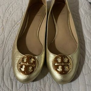 Light gold color shoes